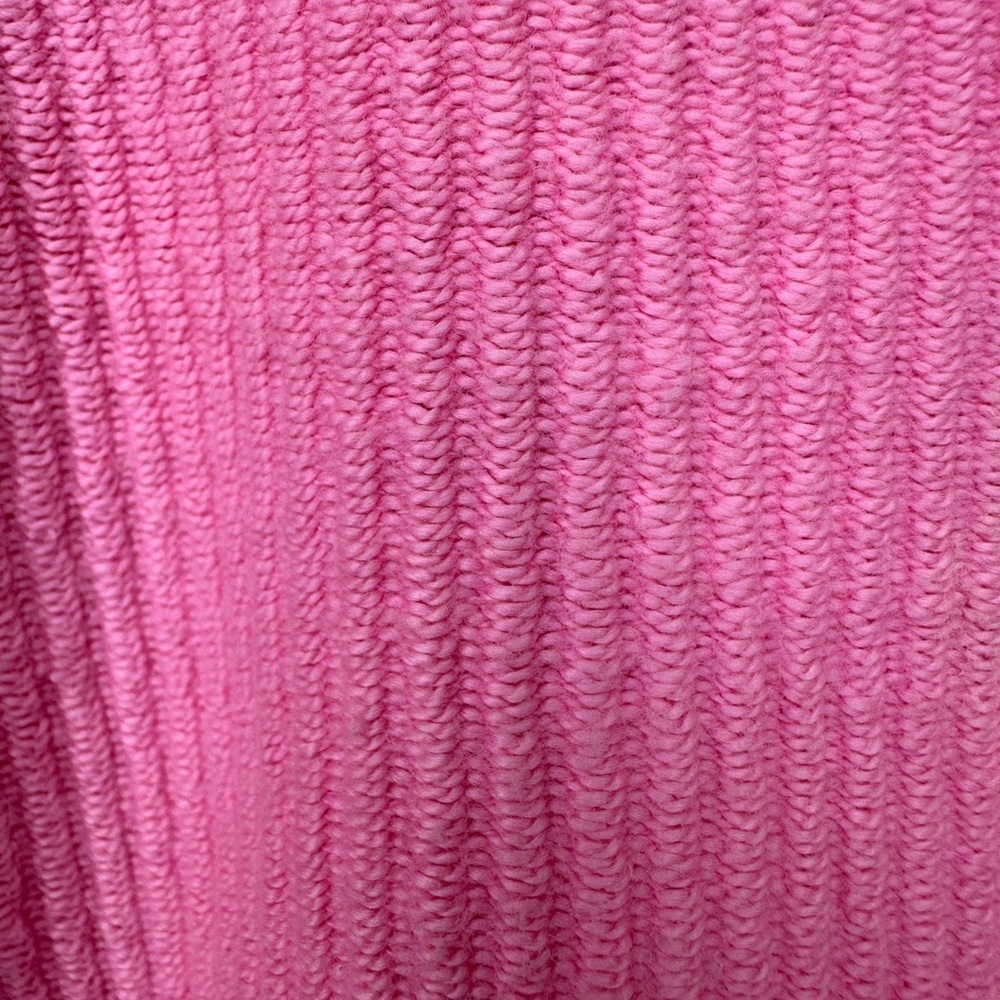 Aerie Pink Ribbed Knit Oversized Crewneck Sweater Size M - Picture 3 of 4